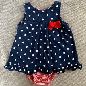 💕5 for $25💕 6-9mo baby girl 4th of July dress by Carter’s